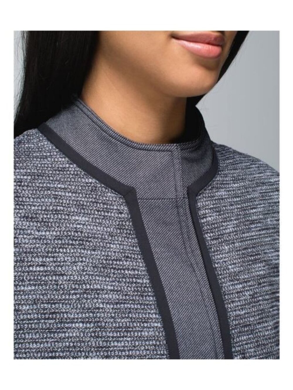 LULULEMON Cocoon Car Coat Size Small Black / Coco Pique Black - Picture 2 of 12